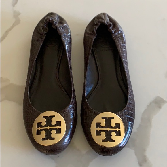Tory Burch Shoes - Tory Burch Brown Flats